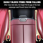 2PCS Car Seat Gap Filler Organizer, Car Seat Gap Organizer with Phone Holder, Car Accessories Car Side Seat Gap Filler for Prevent Falling (Beige)