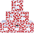 MAX Houser Fabric Storage Bins Cubes Baskets Containers with Dual Plastic Handles for Home Closet Bedroom Drawers Organizers,