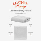 Leather Honey Leather Conditioner & Cleaning Kit for use on Leather Apparel, Furniture, Auto Interiors, Shoes, Bags and Acces