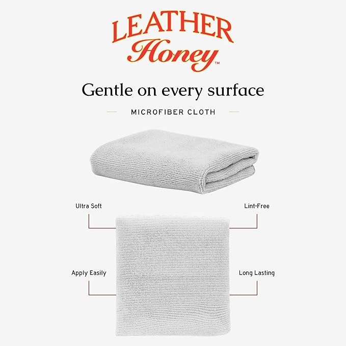 Leather Honey Leather Conditioner & Cleaning Kit for use on Leather Apparel, Furniture, Auto Interiors, Shoes, Bags and Acces