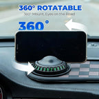 Universal Anti-Slip Car Dashboard Mat with Temporary Parking Number, Multi-Functional Mobile Phone Holder for Phones, Sunglas