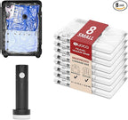 Travel Vacuum Bags for Clothing with Rechargeable Electric Pump, Compression Packing Cubes Organizer Storage for Luggage Suit