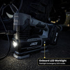 JACO 20V Cordless Tire Inflator Portable Air Compressor Pump | with 3.0Ah Max Li-Ion Rechargable Battery