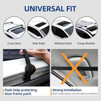 Asinking Car Rooftop Cargo Carrier Bag 20 Cubic Feet, 100% Waterproof Roof Bag Top Luggage Carrier for Any Vehicles with/without Rack Cross Bar, Includes Anti-Slip Mat +4 Door Hooks +Storage Bag +Lock