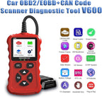 OBD2 Scanner Car Code Reader Support Voltage Test Plug and Play Fixd Car CAN Diagnostic Scan Tool Read and Clear Engine Error