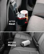 ISSYAUTO FITS Cup Holder Compatible with Ford Maverick 2022 2023 2024 Rear Cup Holder Expander Organizer, Hold 18-32 oz Bottl