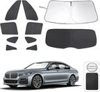 TINGLU Window Shades for BMW X1 F48 2016 2017 2018 2019 2020 2021 2022 Accessories Car Side Full Windows Rear Triangular Windshield Sun Shade Sun UV Rays & Privacy Protection for Camping 10PCS