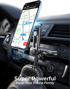 LISEN for MagSafe CD Phone Holder for Car Mount [Angle Adjustable] Magnetic Phone Holder for iPhone Magsafe Car Mount CD Slot Hands Free CD Player Phone Mount for iPhone 15 Pro Max Plus Galaxy Kits