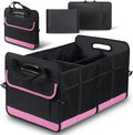 Car Trunk Organizer, 72L Large Capacity Waterproof Auto Storage Organizer with Non-Slip Bottom Strips, Collapsible Cargo Organi