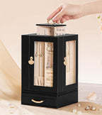 Enthralite Jewelry Box large for Dresser: Women Necklace Ring Storage Organizer with Compartments - Elegant Earring Holder Di