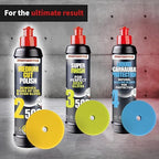 menzerna Medium Cut Polish 2500" I Abrasive Polishing Compound for Medium Scratches and Signs of Use I Buffing and Polishing Compound for Scratch Repair & a Glossy Finish I Silicone Free I 16 fl oz.