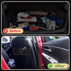 Frienda 2 Pcs ABS Plastic Frame Car Storage Net Bag Phone Car Mesh Net Holder RV Storage Boat Cargo Pocket Organizer Framed Mesh Pocket with Screws for Auto RV (13.8 x 5 Inch)