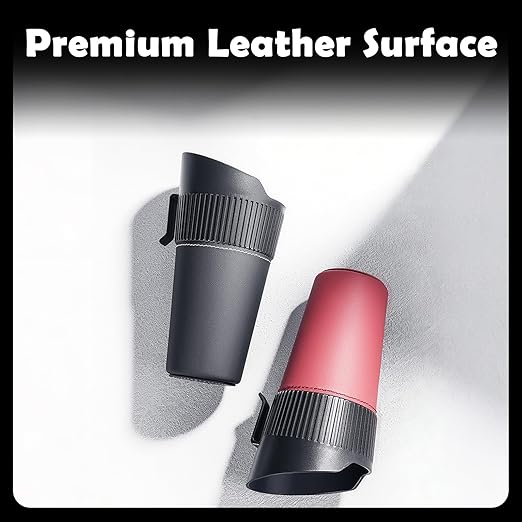 Leakproof Car Trash Can,Mini Car Trash Bin for SUV and Truck,Small Cars Garbage Can,Waterproof Automotive TrashCan for Vehicle,Home,Office,Multipurpose,Easy to Clean (Black Hook)
