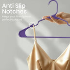 Utopia Home Plastic Hangers 50 Pack - Perfect Space Saving Clothes Hanger - Durable and Strong - Perfect Closet Organizers wi