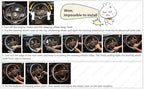 Valleycomfy Steering Wheel Cover with Microfiber Leather for Car Truck SUV 15 inch (Black)