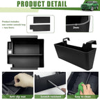 2PCS Center Console Organizer for 2010-2024 Toyota 4Runner Insert Armrest Box and Hanging Storage Tray for 4 Runner Interior Accessories(2PCS Center Console Armrest Box/Fit 10-24)