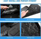 Nilight TPE Floor Mats for TX TX350 TX500h TX550h+ 2024 2025 2026 All Weather Custom Fit Heavy Duty Floor Liners