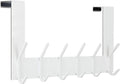 WEBI Over The Door Hooks,Over Door Towel Rack,Door Hanger,Door Coat Hanger,Door Coat Rack,Door Hooks for Hanging Clothes,Back