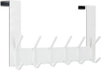 WEBI Over The Door Hooks,Over Door Towel Rack,Door Hanger,Door Coat Hanger,Door Coat Rack,Door Hooks for Hanging Clothes,Back