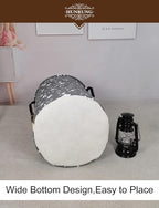 HUNRUNG Laundry Hamper,Large Canvas Fabric Lightweight Storage Basket Toy Organizer Dirty Clothes Collapsible Waterproof for 