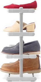 Whitmor 4 Tier Expandable Shoe Rack - Gray