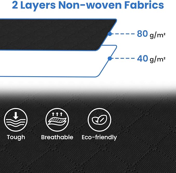 Fab totes Storage Bags,Clothes Blanket Storage Bins Foldable Closet Organizers with Reinforced Handle for Home Dorm Storage a