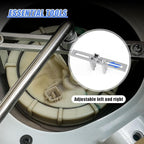 YoRise Car Fuel Pump Removal Tool, Adjustable Automotive Fuel Lid Tank Cover Collar Ring Remove Spanner, Universal Vehicle Lo