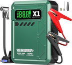 YESPER Jump Starter with Air Compressor 2000A 150PSI Battery Jumper Starter Portable(8L Gas/6L Diesel) 12V Car Jump Pack