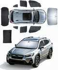 Sun Shades for Subaru CrossTrek 2018-2023 Windshield Sunshade Accessories Full Window Shades for CrossTrek Front Rear Side Window Covers with Inserts Sun Visor Blocker Privacy Car Keep Car Cool 8 PCS