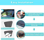 XCBYT CRV Window Shades for 2017-2022, 4PCS Side Window Sun Shades with Breathable Mesh, Magnetic Car Window Covers for Baby & Privacy, UV Protection & Heat Insulation