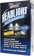 Gliptone Headlight Restoration Kit, No Sanding or Tools Required, Restores Yellowed and Cloudy Headlights, Improves Night Vis