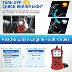 OBD2 Scanner Car Code Reader Support Voltage Test Plug and Play Fixd Car CAN Diagnostic Scan Tool Read and Clear Engine Error