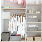 3-Pcs Shelf Baskets for Organizing, Closet Organizer Bins, Small Woven Baskets, Rope Toy Basket, Storage Basket for Shelves, 