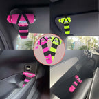 2 Pack Car Safety Hammer, 3-in-1 Emergency Escape Tool Window Breaker and Seat Belt Cutter with Light Reflective Tape for Fam