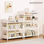 Homsorout Storage Bins with Lids - Small Fabric Organizers with Window, Collapsible Storage Bins for Clothes, Decorative Clos