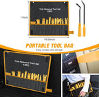 GOOACC 13PCS Nylon Trim Removal Tool Set for Bumper Fastener Rivet Clips Car Door Clip Panel Audio Video Dashboard Dismantle 