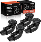A-Premium 4-PC Reverse Backup Parking Assist Sensor Compatible with Select Toyota & Lexus Models - Sienna 2007-2010, LS430 2001-2006, Replace# 8934112041C0