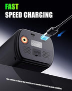 6000A Car Battery Jump Starter with 160 PSI Air Compressor, Battery Jumper Starter Tire Inflator Portable, Battery
