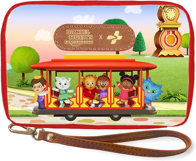 KeepGoing Daniel Tiger’s Travel First Aid Kit for Kids – 130 Pc. for Car, Home, Purse, Diaper Bag & Backpack with Latex-Free 