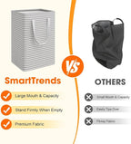 3 Pack Large Laundry Basket,Waterproof & Freestanding Laundry Hamper,Collapsible Clothes Hampers with Easy Carry Long & Reinf