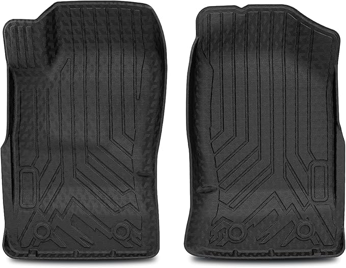 KUST Floor Mats for Toyota Tacoma 1995-2004 (Not for Double Cab), All Weather Floor Liners for Tacoma Accessories Car Mats TPE Rubber High Edge, Front 2PCS