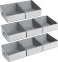 DIMJ Trapezoid Storage Bins, Closet Storage Bins with Handle, Foldable Closet Organizers and Storage Baskets for Toys, Books,