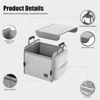LIBZAKI Car Trunk Storage Organizer, Collapsible Trunk Storage Box for Car Truck SUV-Gray