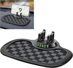 Wuyaoyao Multifunction Car Anti-Slip Mat Auto Phone Holder, PVC Car Dashboard Non-Slip Pad Phone Mount with Temporary Parking