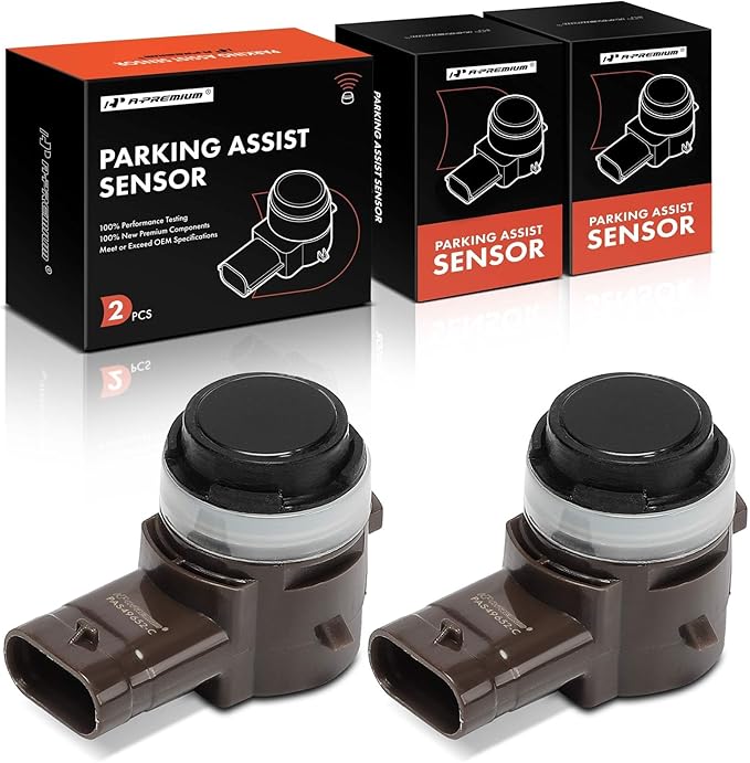 A-Premium 2-PC Reverse Backup Parking Assist Sensor Compatible with Select BMW & Mini - 540i xDrive, X3, X1, X6, 640i xDrive 