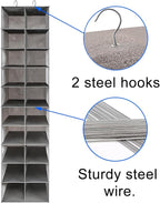 Libeder Hanging Shoe Organizer for Closet, Hanging Closet Organizers 20 Section Shoe Shelves, Space Saving Shoe Holder & Stor