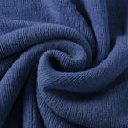 Homiest Decorative Knitted Throw Blanket with Fringe Soft & Cozy Tassel Blanket for Couch Sofa Bed (Navy Blue, 50x60)
