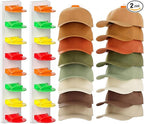 Haiou 2 Pack Hat Organizer for Baseball Caps Strong Adhesive Hat Rack for Wall Multilayer Hat Storage Display Holder Wall Mou