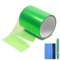 Lypumso Color Transform Light Filters, DIY Self Adhesive Car Light Tint Repair Tape for Headlight Fog Tail Lights, Transparent Outdoor Lights Window Home Decor Vinyl Wrap Film (Green, 4in x 20ft)