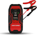 CRAFTSMAN 1500A Lithium Car Battery Jump Starter and Portable Power Pack/Jump Box, 3-in-1 Solution, 2.4A USB Charging, for